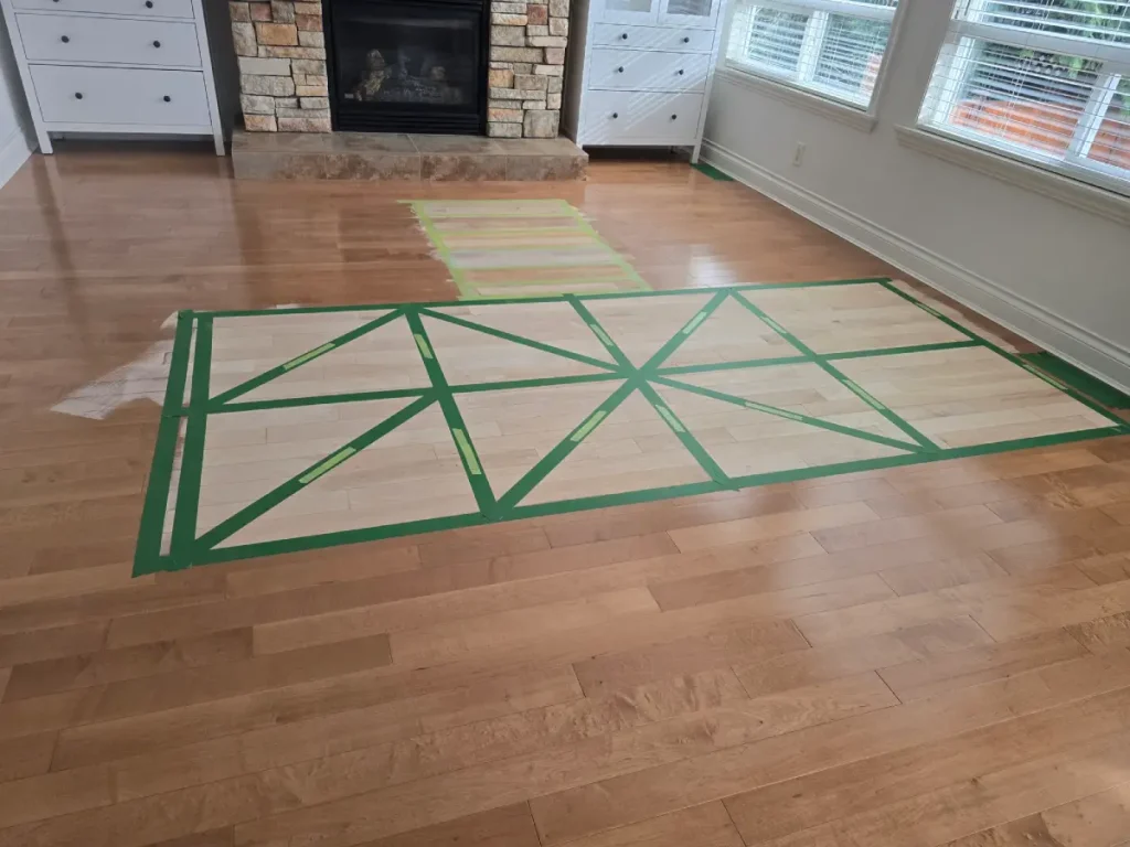 image after hardwood floor refinishing