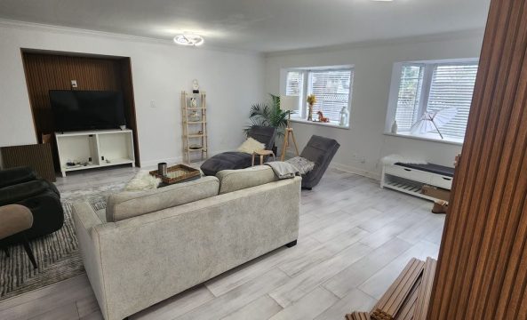 home with vinyl flooring