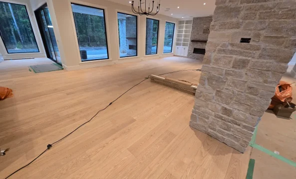 Complete Hardwood Flooring Installation for a New Home